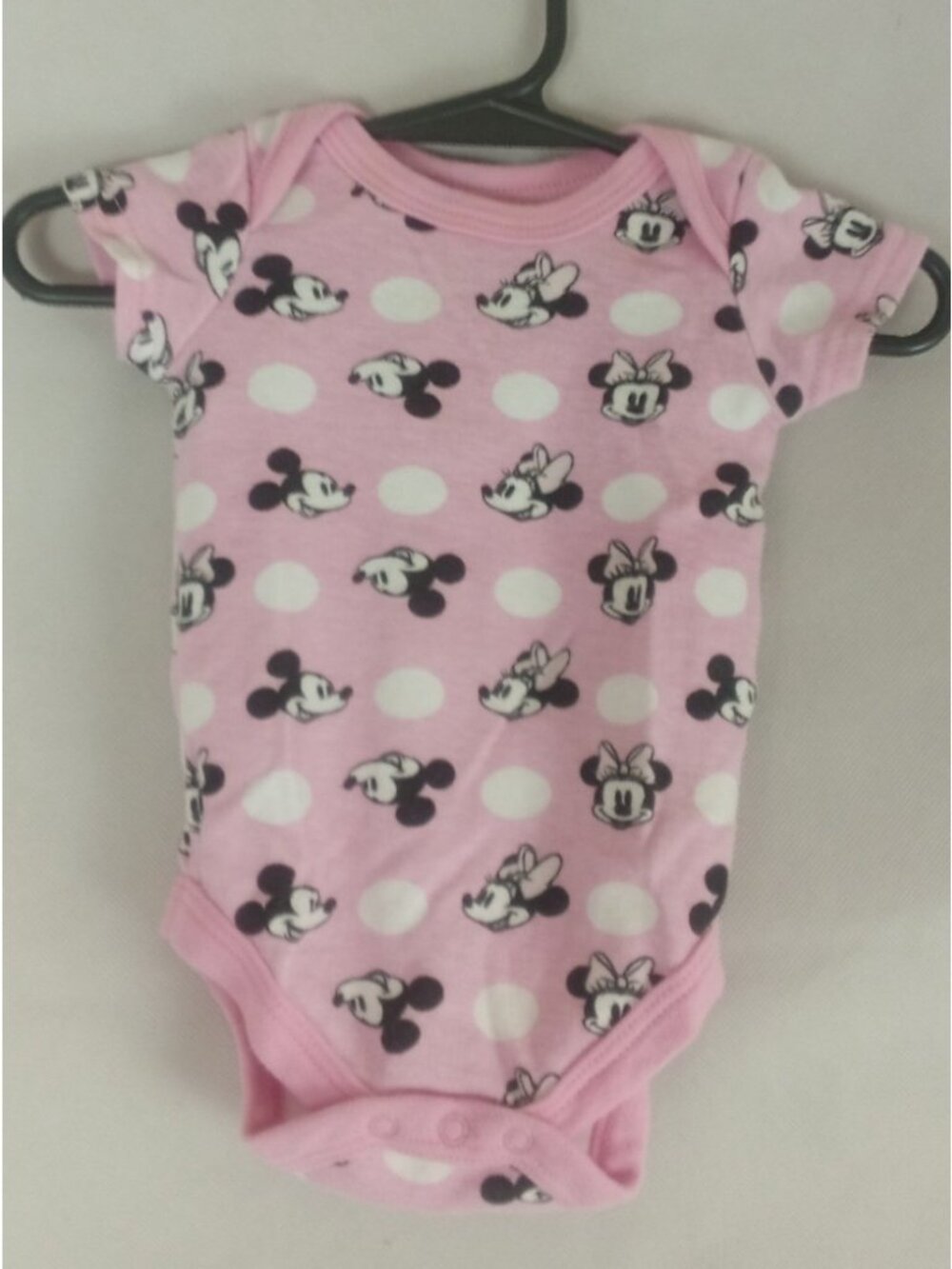 Disney Baby Minnie Mouse One Piece Bodysuit Size 3/6 Month